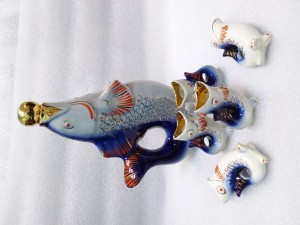 Набор водочный фарфор Полонский завод 1960 год цена 1300 руб