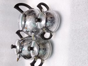Сервиз чайный СССР 1967 год , алюминий .Цена 1950 руб.