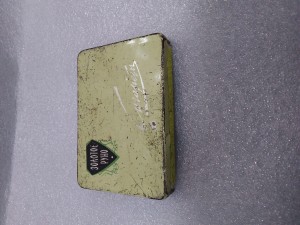 Жестяная банка ф-ка Ява ,, Золотое руно,, СССР 1965 год . Цена 400 руб.