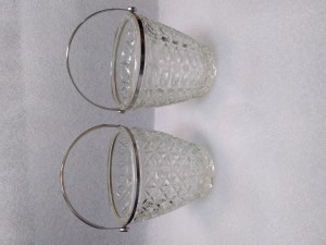 Вазочки с металлическими ручками СССР 1970 год . Цена 300 р