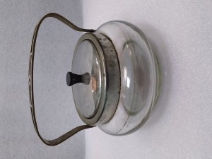Сахарница стекло ,металл СССР 1950 -1960 годы цена 950 руб