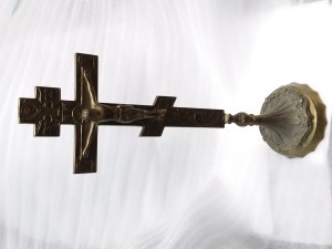 Большое бронзовое распятье . Цена 14500 руб.